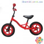 Беговел KIDS 12 д. M 3129-2A красно-черный